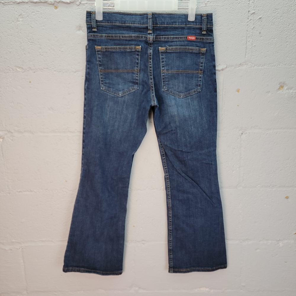 Wrangler Boys 14 Husky Dark Wash Jeans - Picture 4 of 10